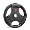 thumbnail image 4 of GIKPAL 50lbs Weight Plates 2 Inch Rubber Coated Olympic Weight Plate for Strength Training & Weightlifting in Home Gym, Solid Cast Iron Weight Plates for Barbell, 4 of 10