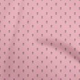 thumbnail image 1 of oneOone Georgette Viscose Pink Fabric Asian Block Craft Projects Decor Fabric Printed By The Yard 42 Inch Wide, 1 of 5