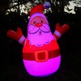 thumbnail image 4 of Jessboyy Père Noël Extérieur Illuminé Jardin Gonflable, 32 Pouces, 4 of 9