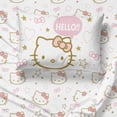 thumbnail image 4 of Sanrio Hello Kitty Étoiles Ensemble de Lit 7 Pcs Format Double avec Couvre-Oreillers, 4 of 4