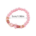 thumbnail image 2 of Bracelets Accessoire de Sensibilisation au Cancer avec Logo Ruban Rouge - Badge de Prévention International pour Femmes, 2 of 5