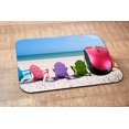 thumbnail image 5 of Beach Gaming Mousepad Summer Beach Colorful Chairs Design NonSlip Rubber Base Perfect for Computer Desk & Laptop Office Bring the Beach Vibes to Your Workspace 9.5x7.9 Inch, 5 of 5