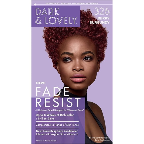 Dark and Lovely FADE RESIST BERRY BURGUNDY RICH CONDITIONING COLOR #326