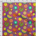 thumbnail image 4 of oneOone Viscose Chiffon Bright Red Fabric Tropical Fruit Sewing Craft Projects Fabric Prints By Yard 42 Inch Wide, 4 of 5