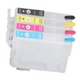 thumbnail image 3 of Ink Cartridges, Durable PP Refill Ink Cartridges Reusable  Output Odorless 4 Colors Accurate Printing With Permanent Chip For Inkjet Printer MUGBK MUGC MUGM MUGY,T2991A T2992A, 3 of 8
