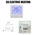 thumbnail image 2 of Riwcyla Smart Thermostat for Home WiFi Voice App Programmable Temperature Control IP20 Protection 24H Timed On/Off Digital Thermostat for 3A Water Underfloor Heating Compatible with Home, 2 of 6