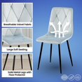 thumbnail image 3 of Bombay Dining Chair Grey Black (Set of 4), 3 of 4