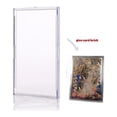 thumbnail image 2 of Cards Sleeves Top Loaders 10 Hard Plastic Card Protector Clear Card Brick + 2 Display Stand, 2 of 6