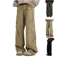 thumbnail image 1 of Styesk Men's Pants Men's Fashionable Summer Outdoor Functional Charging Pocket Loose Work Pants, 1 of 5