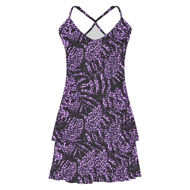 Jamicy Pyjamas pour Femmes Mode de la Saint-Valentin Hauts Sans Manches pour Femmes avec Shorts Ensemble de Pyjamas Décontracté Imprimé Colorblock Ourlet à Volants