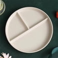 thumbnail image 2 of Bovemsi 50 % de Rabais Clair! Vaisselle Assiettes en Blé pour Adultes Ensemble de Vaisselle Réutilisable Enfants Assiette Compartimentée Bariatrique Plastique Salade Plateau à Lunch Micro-Ondes et Lave-Vaisselle, 2 of 6