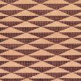 thumbnail image 1 of Ahgly Company Tapis d'Intérieur Carrés Abstraits Brun Rouge, Tapis de Zone Abstraits, 6 Pieds Carré, 1 of 6