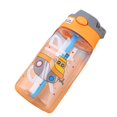 thumbnail image 1 of 480ML Water Bottle for School Kids Girls Boys  Portable Cartoon Patterns Print Water Bottle with Straw for Toddler Kids, 1 of 5