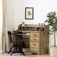 thumbnail image 1 of South Shore Versa Computer Desk with Hutch, 1 of 15