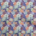 thumbnail image 1 of oneOone Viscose Jersey Bleuâtre Violet Tissu Imprimé Tissu Robe par la Cour 60 Pouces de Large, 1 of 4