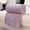 Purple, variant on Soft Warm Fleece Blanket for Winter, Cozy Nap Air Conditioning Throw with Striped Detail, Portable Bed Cover Sofa Blanket in Multiple Colors, Purple