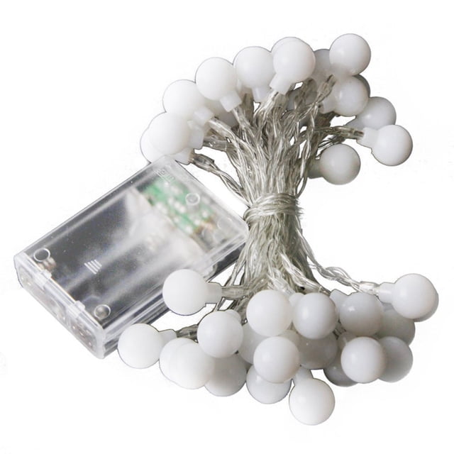 Guirlande Lumineuse à Boules LED Décoration pour Chambre Intérieur Extérieur Jardin