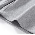 thumbnail image 3 of Sentmoon Mens Swim Trunks Elastic Waist Loose 2025 Summer Workout Shorts Drawstring Solid Color Breathable Pajama Shorts with Pockets Athleisure for Sports Running Gray XXXXL, 3 of 4