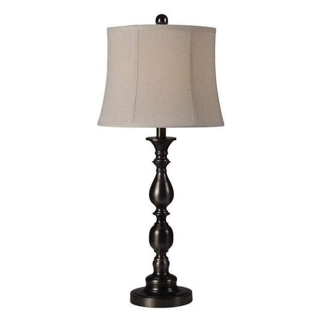 Maklaine Lampe de Table en Bronze Frotté à l'Huile (Lot de 2)