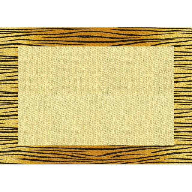 Ahgly Company Tapis Rectangulaire Lavable en Machine Intérieur Transitionnel Brun Doré Foncé, 2 Pieds x 4 Pieds