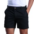 thumbnail image 2 of EOYWHK Linen Gym Shorts Juniors Relaxed Fit Dress Shorts Summer Casual Solid Color Elastic Drawstring Pockets, 2 of 8