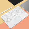 thumbnail image 5 of HLONK Clavier Bluetooth Design à Cap Rond Clavier Sans Fil Portable avec Pavé Tactile pour Tablette PC Android / Accessoires Électroniques en Solde pour Votre Vie Heureuse (Rose), 5 of 5