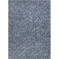 thumbnail image 1 of HomeRoots 352651 5 x 7 ft. Polyester Indigo & Ivory Heather Area Rug, 1 of 1