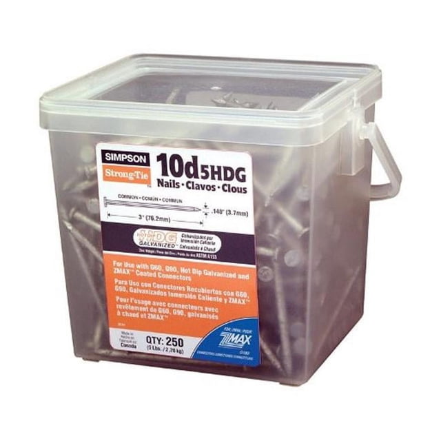 Simpson Strong-Tie 10D5HDG-R 10D Hot Dipped Galvanized Common Nails