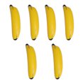 thumbnail image 1 of 6 Pcs Jouet Banane Gonflable en PVC Modèle de Fruit Artificiel Accessoires de Présentation Décoration, 1 of 6