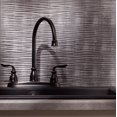 thumbnail image 2 of FASÄDE Ripple Decorative Vinyl Backsplash 15 sq ft Kit in Crosshatch Silver, 2 of 6