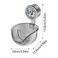 thumbnail image 2 of Strong Suction Cup Soap Holder for Shower Walls No Drill Bathroom Storage Organizer Transparent Easy Clean Versatile Rack, 2 of 4