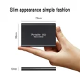 thumbnail image 2 of High Speed External Hard Drive Portable SSD 256TB USB3.1 Type-C Interface Hard Disk Solid State Drive Mass Storage for Laptop/PC, 2 of 4