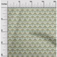 thumbnail image 2 of oneOone Velvet Dark Olive Green Fabric Asian Block Print Tile Fabric For Sewing Printed Craft Fabric By The Yard 58 Inch Wide, 2 of 4