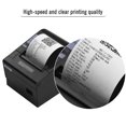 thumbnail image 3 of Riwcyla HOIN 80mm USB Thermal Receipt POS Printer Auto High Speed Printer Clear Printing Compatible with ESCPOS Print Commands for Supermarket Store Home Business, 3 of 6