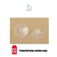 thumbnail image 4 of Cat Window Hammock Suction Cup Detachable Washable Comfortable Window Mounted Cat Hammock Bed for All Seasons Pink, 4 of 9