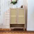 thumbnail image 2 of Homycasa Armoire de Rangement Buffet en Rotin Buffet de Cuisine Armoire de Rangement pour entrée, Couloir, 2 of 9