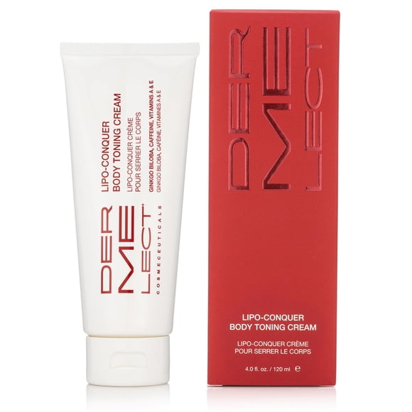 Dermelect Lipo Conquer Body Toning Cream for Body Anti Aging Cream with Retinol, Caffeine, Ginkgo Biloba, Tightening & Firming for Love Handles Cellulite Sagging Loose S