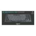 thumbnail image 4 of Logitech MX Mechanical Mini Wireless Illuminated Keyboard - Keyboard - backlit - wireless - Bluetooth LE - key switch: Tactile Quiet, 4 of 16