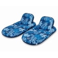 thumbnail image 2 of Aqua Luxury Pool Lounge Recliner Float – 2 Pack Inflatable Pool Chairs, 2 of 4