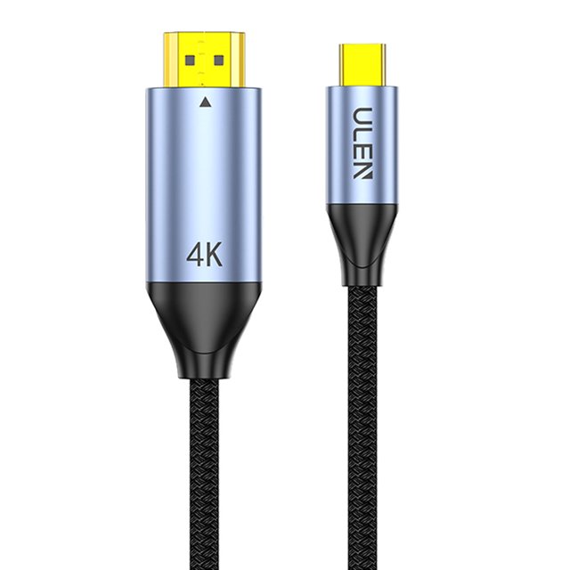 Type C To HDTV Adapter Cable 4K30Hz 18Gbps Highly Speed Video Sound Syncing Transmission For Smartphone Tablet Laptop