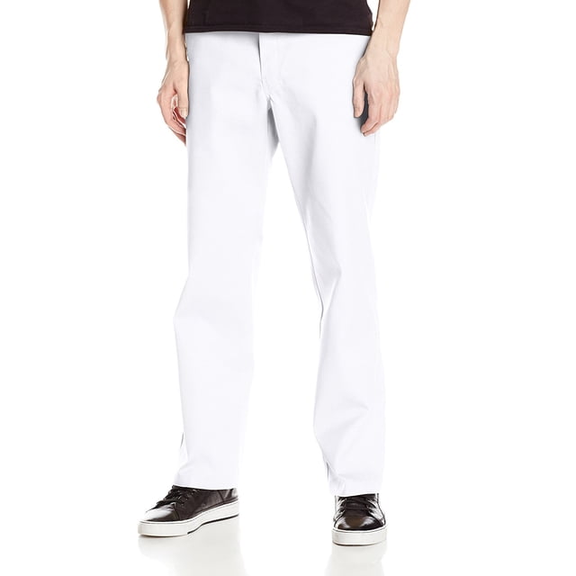 Dickies Mens Original 874 Work Pant, 32W x 34L, White
