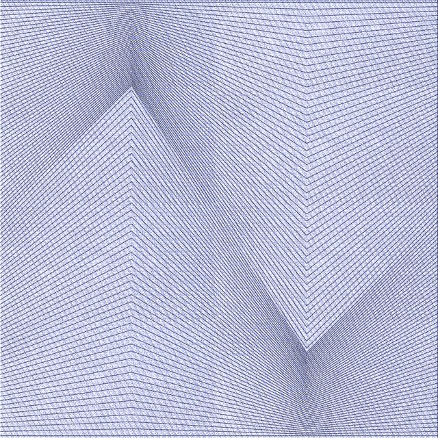 Ahgly Company Tapis d'Intérieur Lavable en Machine Carré Transitionnel Lavande Bleu, 5 Pieds Carré