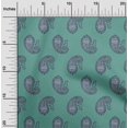 thumbnail image 1 of oneOone Tissu Polyester Lycra à Imprimé Cachemire en Blocs Tissu de Couture BTY 56 Pouces de Large, 1 of 1