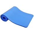 thumbnail image 2 of BalanceFrom GoCloud Tapis de Yoga Extra Épais 71x24 Pouces Mousse Haute Densité 1-Inch, Bleu, 2 of 6