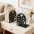 thumbnail image 1 of EGNMCR Organization and Storage, Storage Bins, Storage Containers Book Ends Metal Bookends For Shelves Decorative Tree Stopper For Heavy Books Black Ends To Hold Books For Home Office Metal bookend, 1 of 6