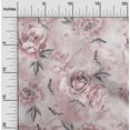 thumbnail image 2 of oneOone Silk Tabby Dusty Purple Fabric Florals Craft Projects Decor Fabric Printed By The Yard 42 Inch Wide, 2 of 4