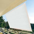 thumbnail image 1 of Outdoor Sun Shade Sail, Rectangle 200x300cm HDPE, 95% UV Protection, Breathable Design, Stainless Steel Corners, Rope Included, Patio Garden Pool Barbecue Area Use, 1 of 6
