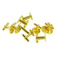 thumbnail image 2 of Abbracc 10Pcs Cufflinks Blank Setting Trays Base for Cabochon Jewelry Cuff Links gold, 2 of 9