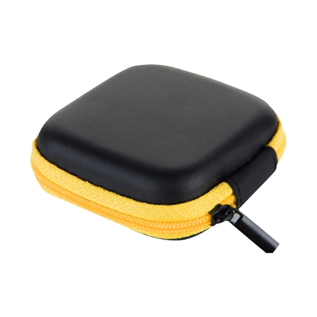Dvkptbk Organization and Storage Mini Zipper Hard Leather Earphone Storage Bag Earphone Pouch Box Apartment Essentials on Clearance