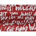 thumbnail image 5 of oneOone Velvet Red Fabric Text Sewing Craft Projects Fabric Prints By Yard 58 Inch Wide-VB, 5 of 5
